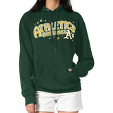 Athletics Starter Women's Fireworks Fleece Tri-Blend Pullover Hoodie - Green Hoodies