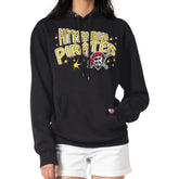 Pittsburgh Pirates Starter Women's Fireworks Fleece Tri-Blend Pullover Hoodie - Black Hoodies