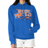 New York Mets Starter Women's Fireworks Fleece Tri-Blend Pullover Hoodie - Royal Hoodies