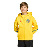 Club America Youth 2025/26 Club Anthem Full-Zip Hoodie Jacket Yellow