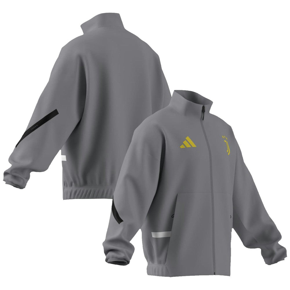 Juventus 2025/26 Club Anthem Full-Zip Jacket Gray