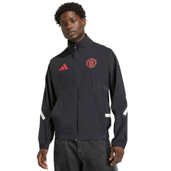 Manchester United 2025/26 Club Anthem Full-Zip Jacket Black