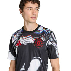 Manchester United 2025/26 Pre-Match Training Jersey Black