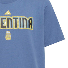 Argentina National Team Youth Jersey Hook T-Shirt Blue