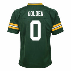 NFL Matthew Golden Green Bay Packers Youth Team Game Jersey - Green