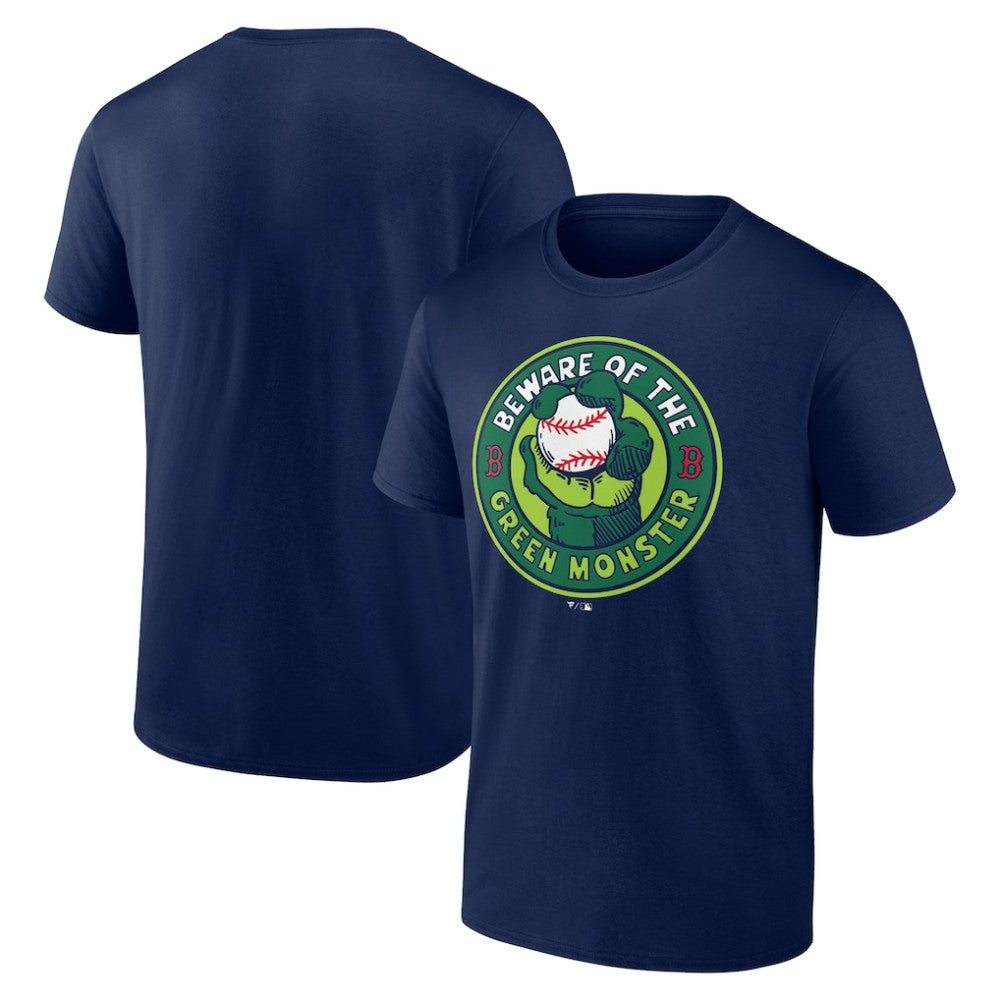 Boston Red Sox Green Monster Hometown T-Shirt - Navy T-shirts