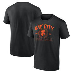 San Francisco Giants Bay City Baseball T-Shirt - Black T-shirts