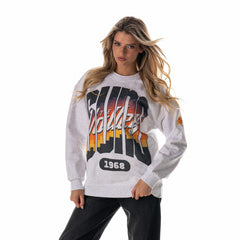 Phoenix Suns The Wild Collective Unisex 2025/26 City Edition Double Collar Fleece Sweatshirt Heather Gray