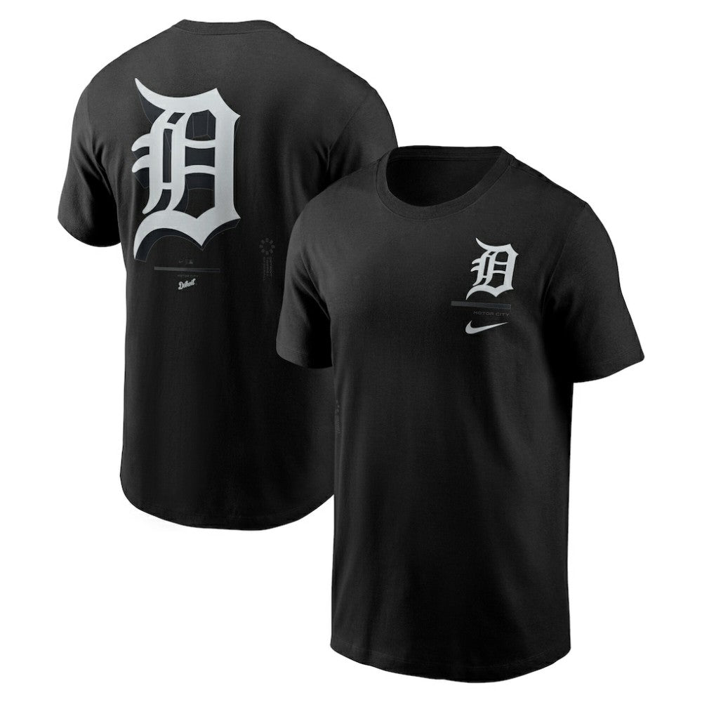 Detroit Tigers Nike Bar Loading T-Shirt - Black T-shirts