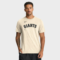 San Francisco Giants Nike Wordmark Tri-Blend T-Shirt - Natural T-shirts