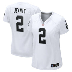 NFL Ashton Jeanty Las Vegas Raiders Women's Game Jersey - White