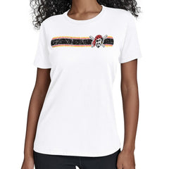 Pittsburgh Pirates Starter Women's Team Stripe T-Shirt - White T-shirts