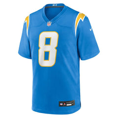 NFL Omarion Hampton Los Angeles Chargers Team Game Jersey - Powder Blue