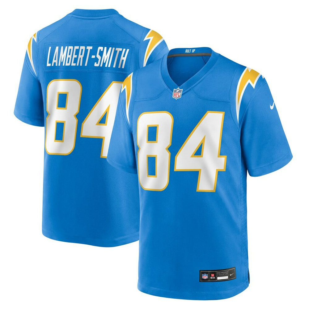 NFL KeAndre Lambert-Smith Los Angeles Chargers Team Game Jersey - Powder Blue