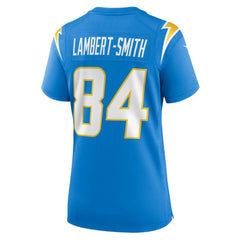 NFL KeAndre Lambert-Smith Los Angeles Chargers Women's Team Game Jersey - Powder Blue
