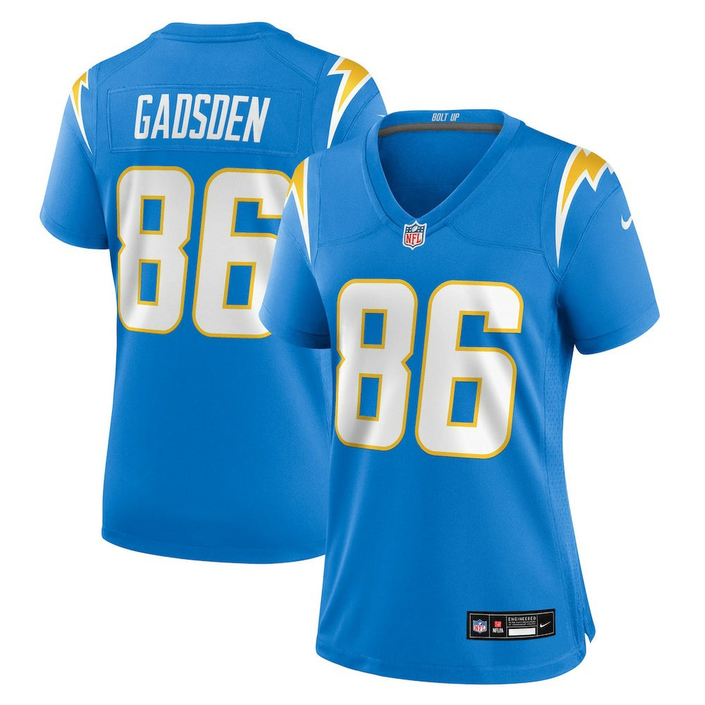 NFL Oronde Gadsden Los Angeles Chargers Women's Team Game Jersey - Powder Blue