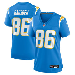 NFL Oronde Gadsden Los Angeles Chargers Women's Team Game Jersey - Powder Blue
