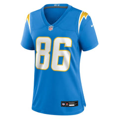 NFL Oronde Gadsden Los Angeles Chargers Women's Team Game Jersey - Powder Blue