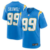 Jamaree Caldwell Los Angeles Chargers Team Game Jersey Powder Blue