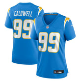 Jamaree Caldwell Los Angeles Chargers Women's Team Game Jersey Powder Blue