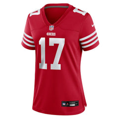NFL Jordan Watkins San Francisco 49ers Women's Team Game Jersey - Scarlet
