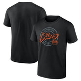 NHL Edmonton Oilers Colorblock Puck T-Shirt - Black