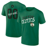 Boston Celtics Hustle Custom T-Shirt Kelly Green