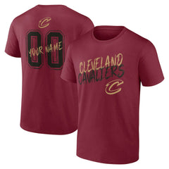Cleveland Cavaliers Hustle Custom T-Shirt Wine