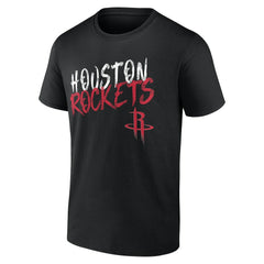 Houston Rockets Hustle Custom T-Shirt Black