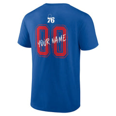 Philadelphia 76ers Hustle Custom T-Shirt Royal