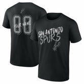 San Antonio Spurs Hustle Custom T-Shirt Black