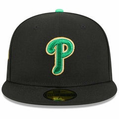Philadelphia Phillies New Era 2026 St. Patrick's Day 59FIFTY Fitted Hat - Black Hats
