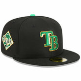 Tampa Bay Rays New Era 2026 St. Patrick's Day 59FIFTY Fitted Hat - Black Hats