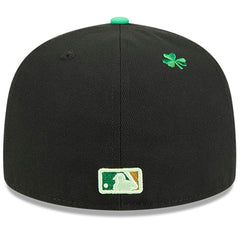 Cleveland Guardians New Era 2026 St. Patrick's Day 59FIFTY Fitted Hat - Black Hats