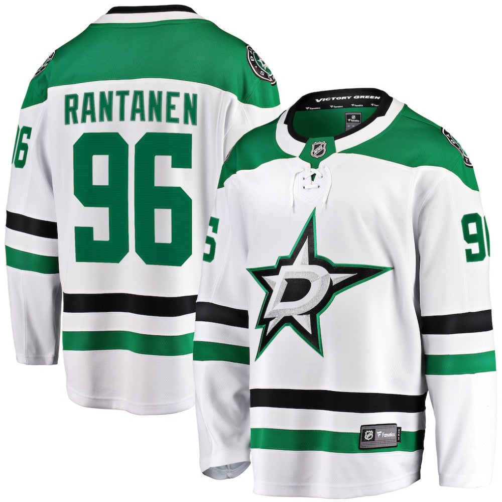NHL Mikko Rantanen Dallas Stars Fanatics Away Breakaway Jersey - White