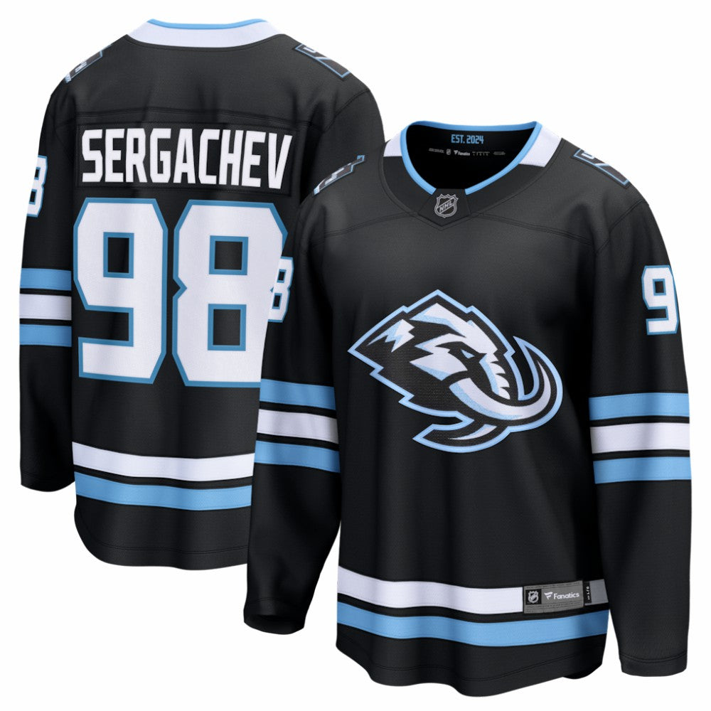 NHL Mikhail Sergachev Utah Mammoth Fanatics Home Breakaway Player Jersey - Black