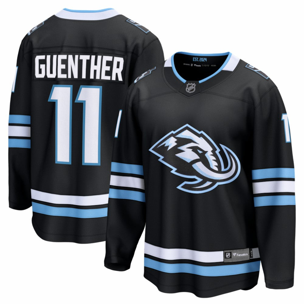 NHL Dylan Guenther Utah Mammoth Fanatics Home Breakaway Player Jersey - Black