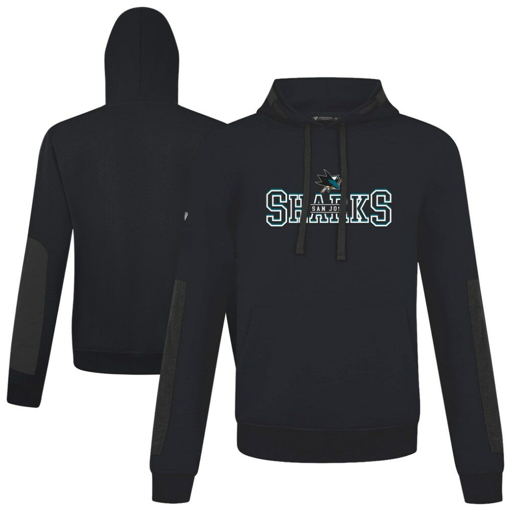 NHL San Jose Sharks Levelwear Bombay Journey Pullover Hoodie - Black
