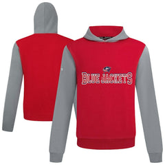 NHL Columbus Blue Jackets Levelwear Ultimate Journey Pullover Hoodie - Red/Gray
