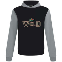 NHL Minnesota Wild Levelwear Ultimate Journey Pullover Hoodie - Black/Gray