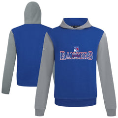 NHL New York Rangers Levelwear Ultimate Journey Pullover Hoodie - Blue/Gray