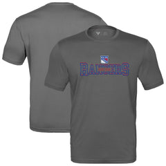 NHL New York Rangers Levelwear Anthem Journey Performance T-Shirt - Charcoal