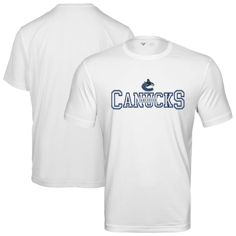 NHL Vancouver Canucks Levelwear Anthem Journey Performance T-Shirt - White