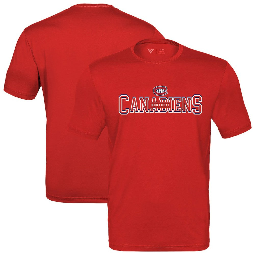 NHL Montreal Canadiens Levelwear Anthem Journey Performance T-Shirt - Red