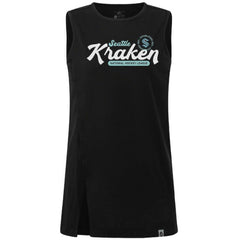 NHL Seattle Kraken Levelwear Women's Influx Monument Tank Top - Black