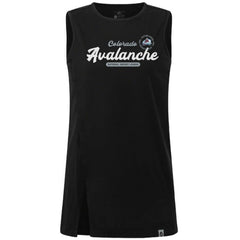 NHL Colorado Avalanche Levelwear Women's Influx Monument Tank Top - Black