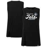 NHL Winnipeg Jets Levelwear Women's Influx Monument Tank Top - Black