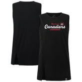 NHL Montreal Canadiens Levelwear Women's Influx Monument Tank Top - Black