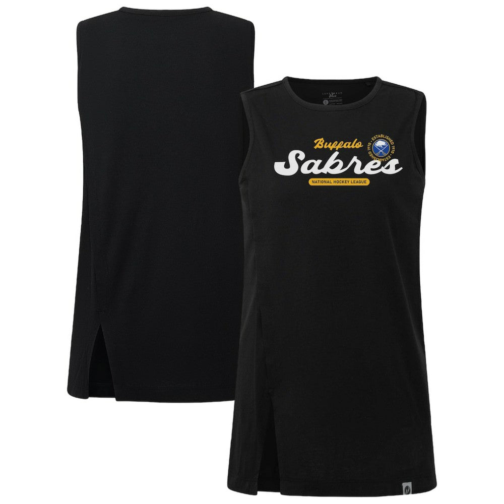 NHL Buffalo Sabres Levelwear Women's Influx Monument Tank Top - Black