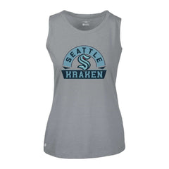 NHL Seattle Kraken Levelwear Women's Macy Banner Arch Tank Top - Gray